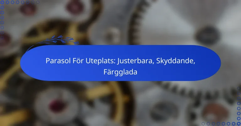 Parasol För Uteplats: Justerbara, Skyddande, Färgglada